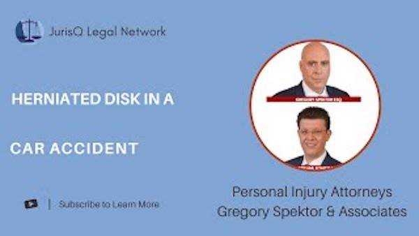 s Herniated Disk a Serious Injury in a Car Accident Case?