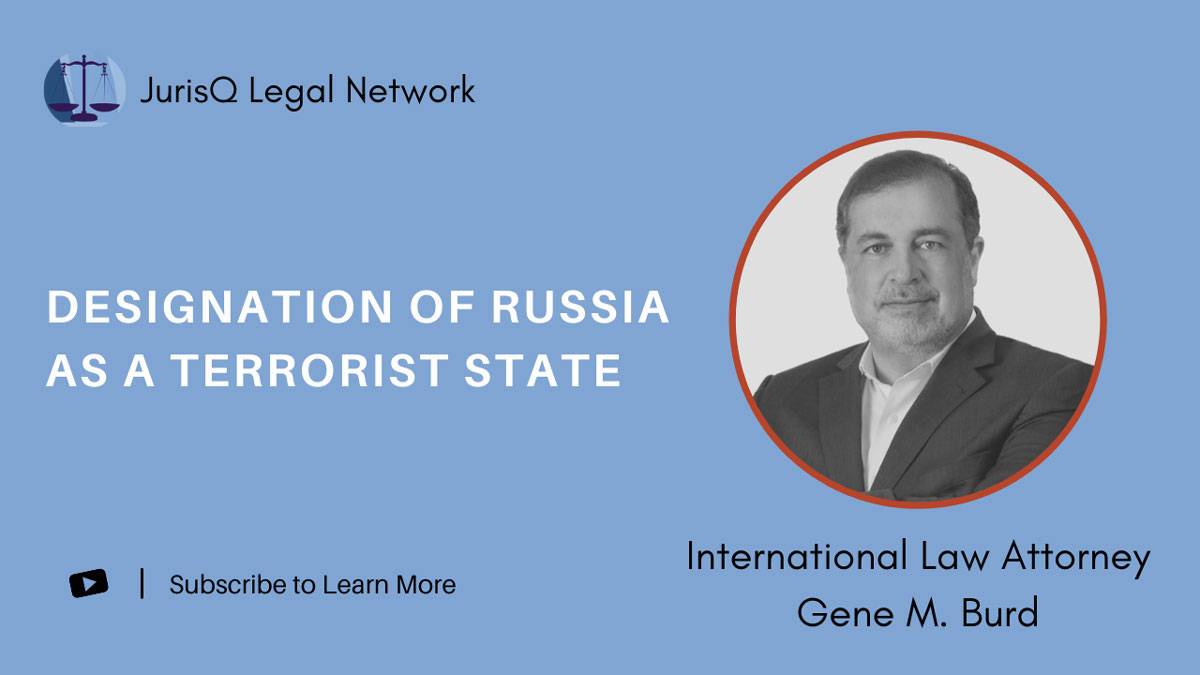 Michael Levitis with Gene M. Burd. Russia as a Terrorist state?