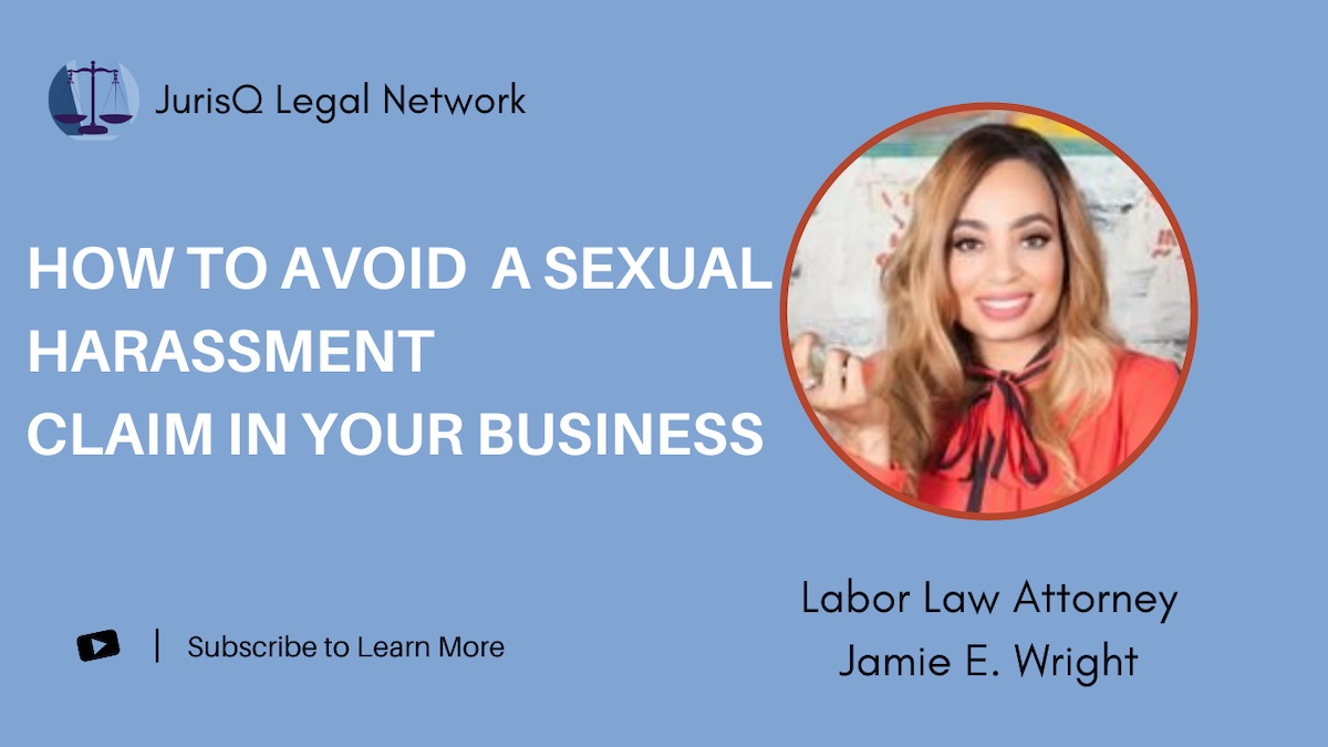 Michael Levitis live with Jamie E. Wright. Tips for Businesses on how to Prevent Sexual Harassment in the Workplace.