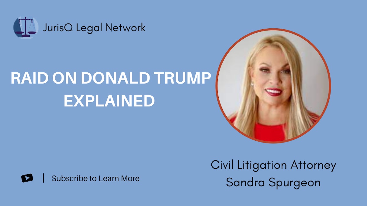 Michael Levitis Live with Sandra Spurgeon. Raid on Donald Trump Explained. Will There Be an Arrest?