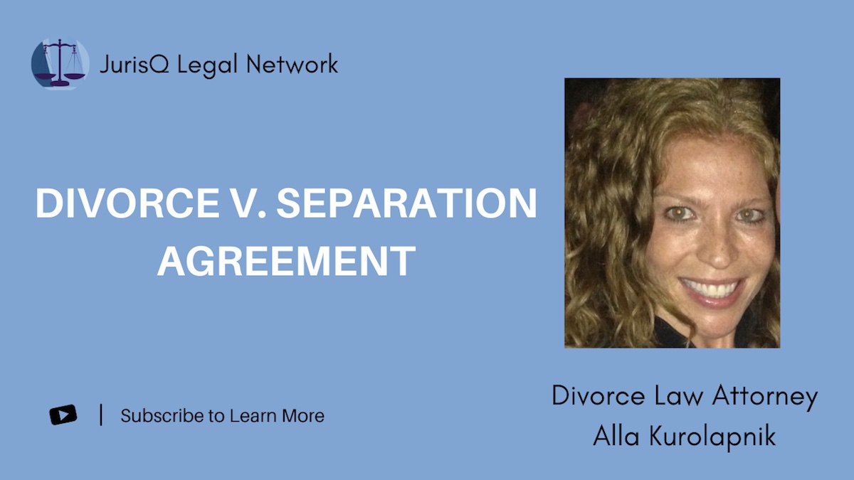 What is the Difference Between a Divorce and Separation Agreement